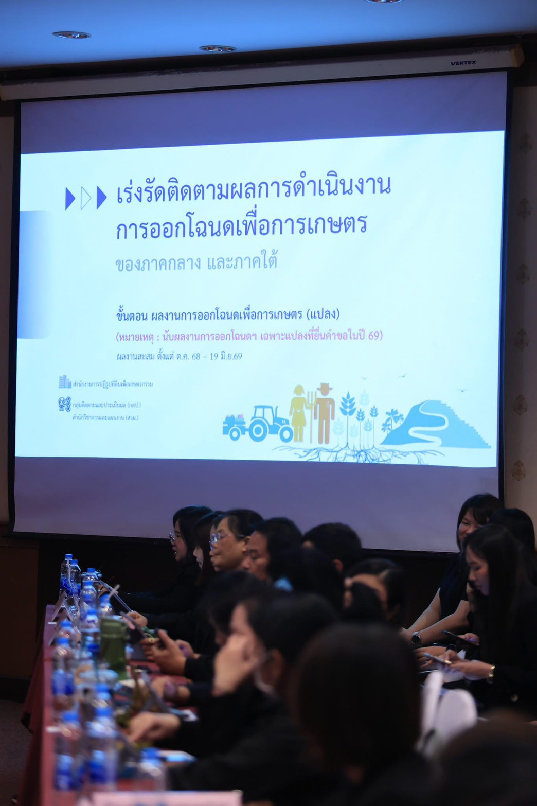 title - วันที่ 24 มิถุนายน 2569 นายวิทูล ประดิษฐบุญ ปฏิรูปที่ดินจังหวัดปราจีนบุรี พร้อมด้วย เจ้าหน้าที่ ส.ป.ก.ปราจีนบุรี เข้าร่วมการประชุมคณะทำงานติดตามเร่งรัดการใช้จ่ายเงิน งบประมาณประจำปีงบประมาณ พ.ศ. 2569